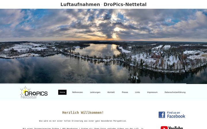 Kuvakaappaus sivustosta dropics.de