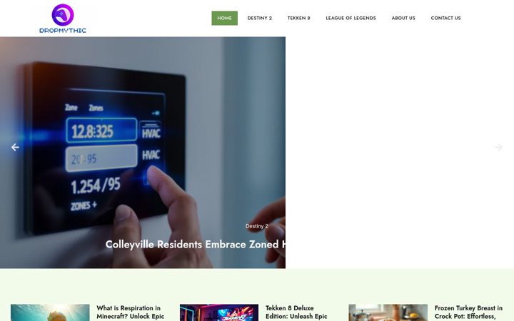 Screenshot of dropmythic.com