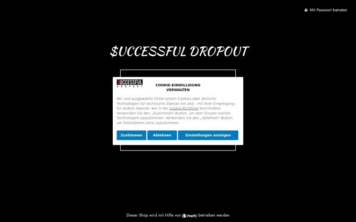 Screenshot of dropoutclothing.com