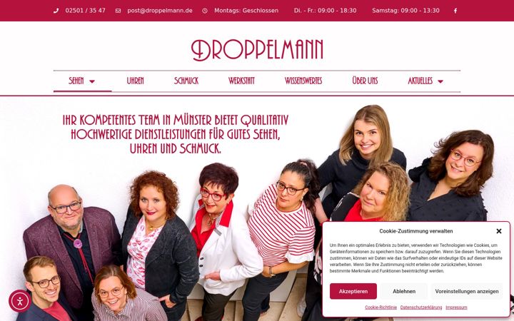 Screenshot of droppelmann.de