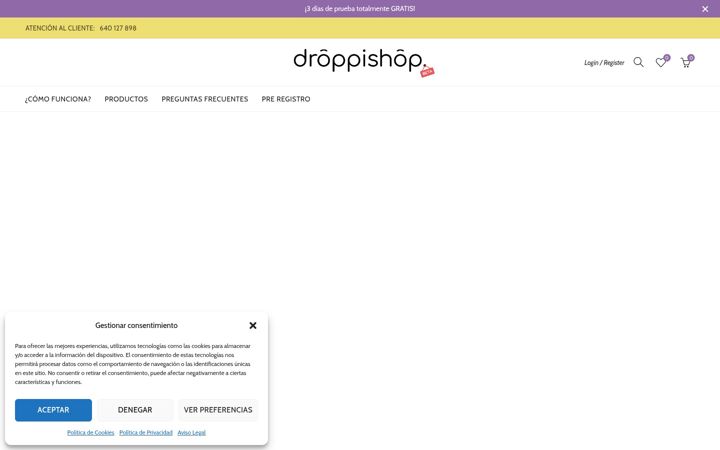 Screenshot of droppishop.com