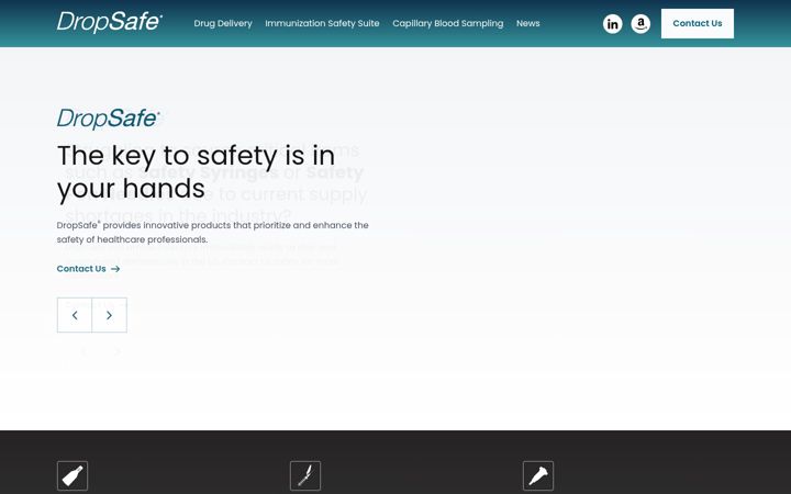 Captura de pantalla de dropsafe.info