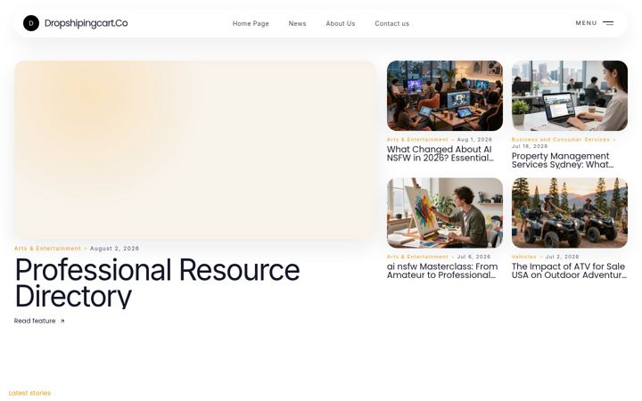 Screenshot di dropshipingcart.co.uk