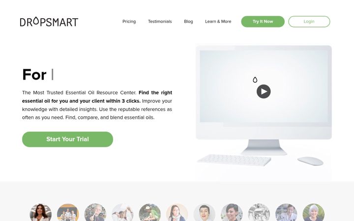 Capture d'écran de dropsmart.io