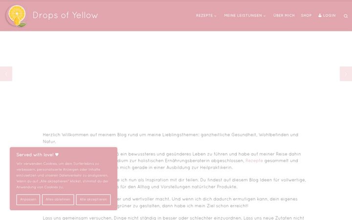 Kuvakaappaus sivustosta dropsofyellow.de