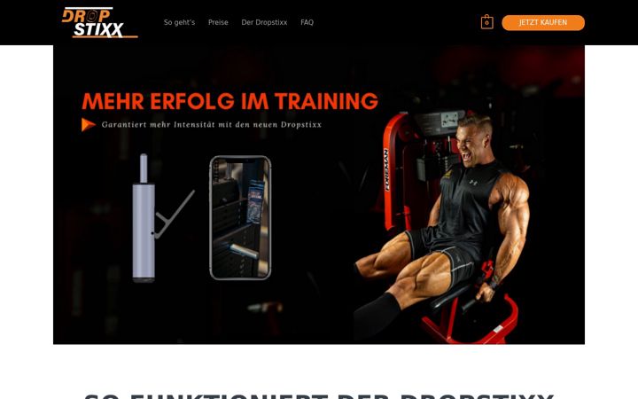 Screenshot of dropstixx.de