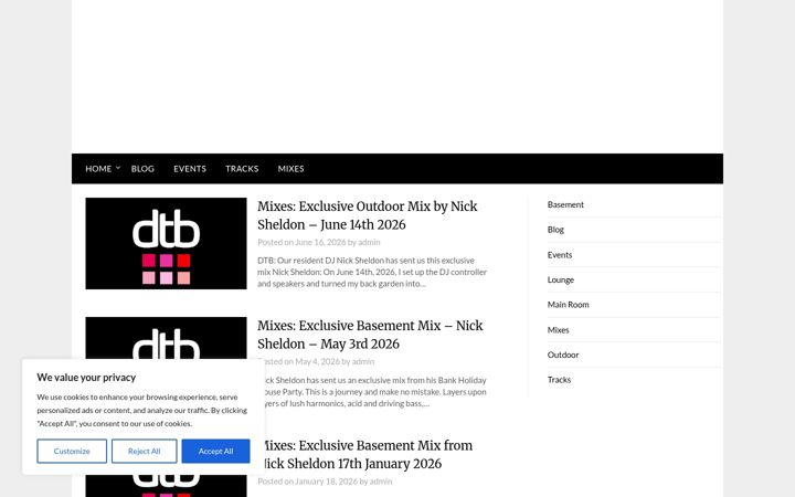 Screenshot di dropthebeat.co.uk