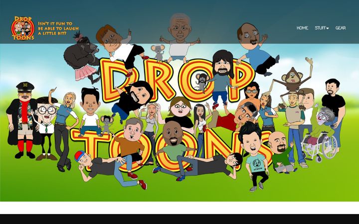 Screenshot of droptoons.com