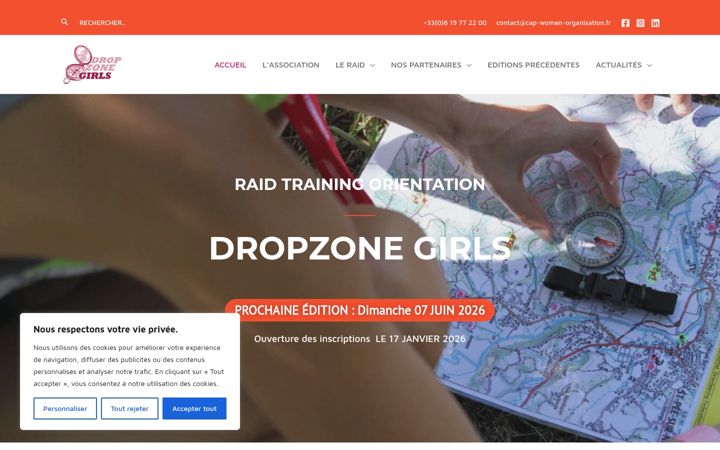 Screenshot of dropzone-girls.fr