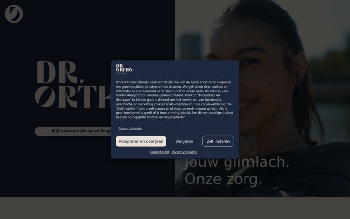 Screenshot di drortho.nl