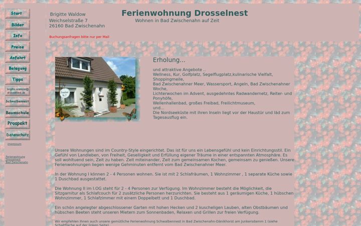 Screenshot of drosselnest.de