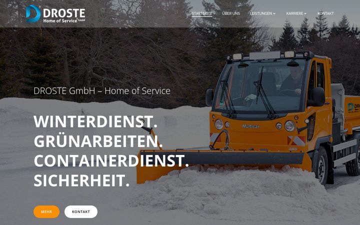 Kuvakaappaus sivustosta droste-nrw.de