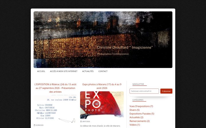 Screenshot of drouillardchristine.com