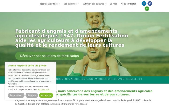 Screenshot of drouin-fertilisation.com