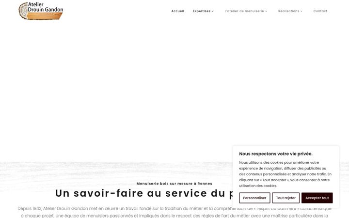 Screenshot ta' drouin-gandon-menuiserie.fr