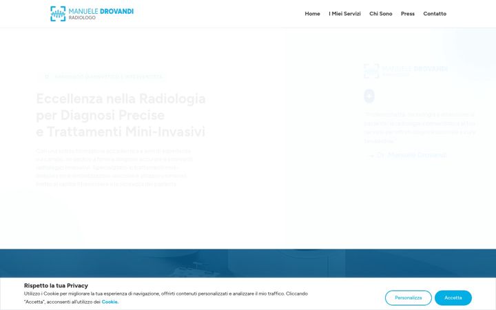 Ekrānuzņēmums no drovandimanuele.it