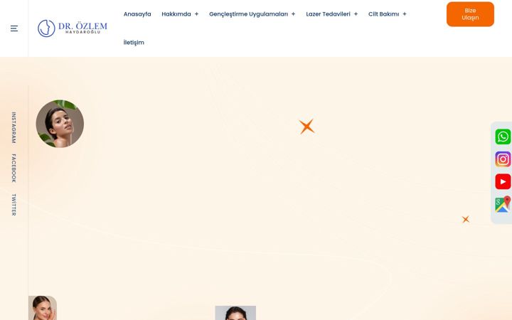 Screenshot of drozlemhaydaroglu.com