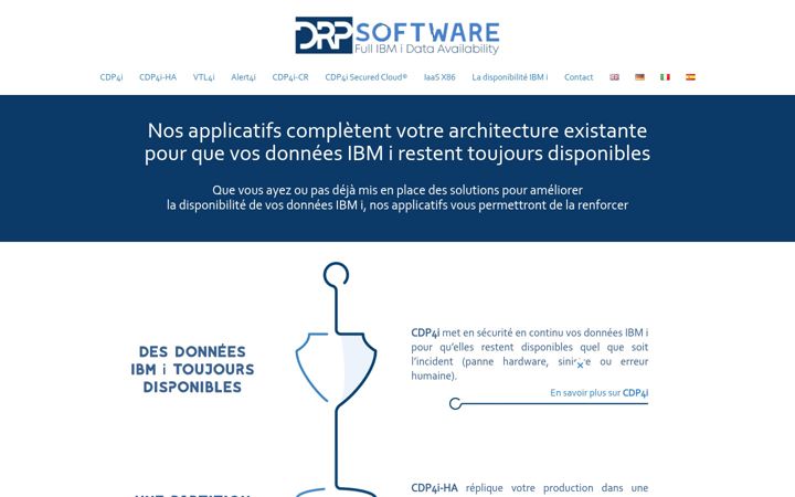 Screenshot ta' drp-software.fr