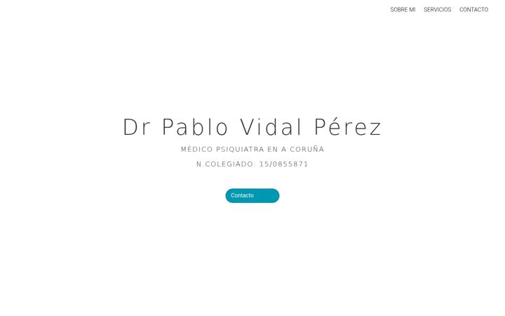 Screenshot of drpablovidal.com