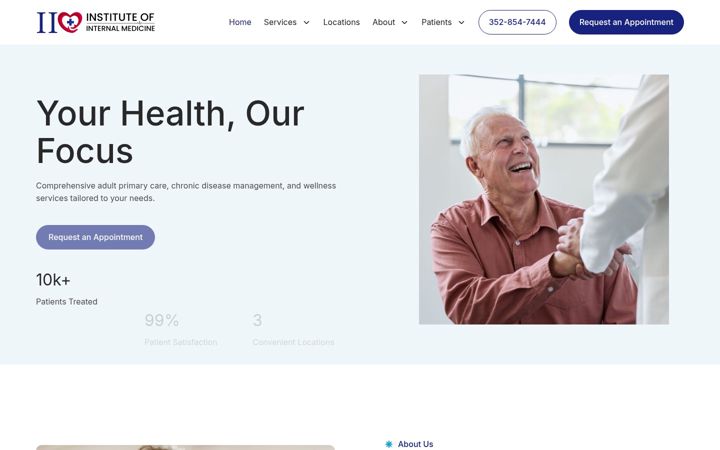 Screenshot of drpanchal.com