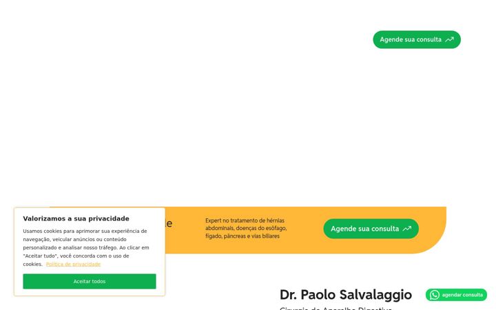 Skärmbild av drpaolosalvalaggio.com.br