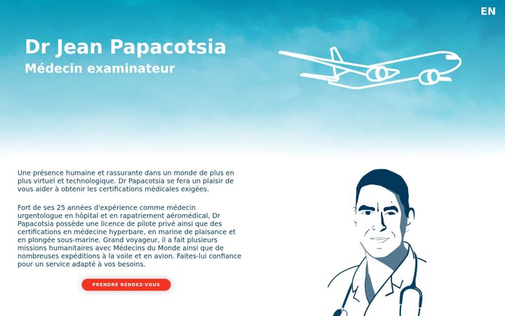 Екранна снимка на drpap.ca