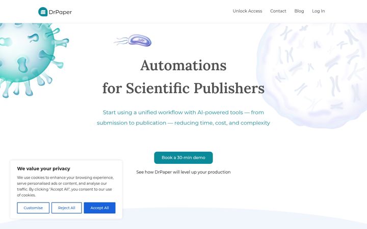 Képernyőkép: drpaper.ai