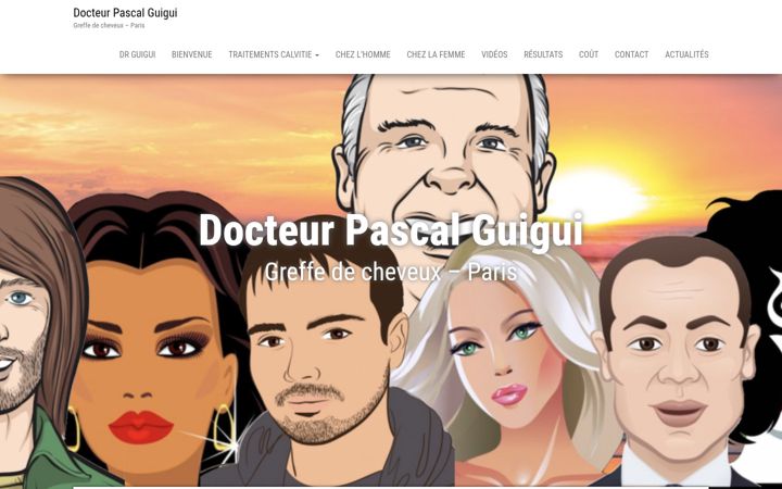 Screenshot ta' drpascalguigui.fr