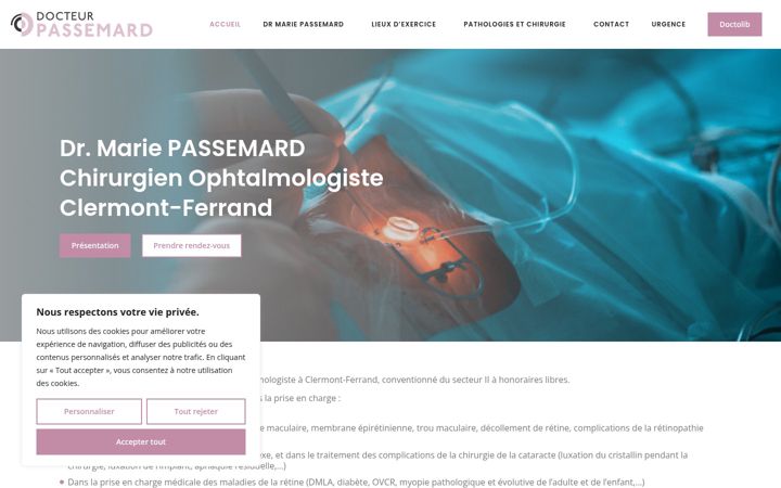 Screenshot of drpassemard.fr