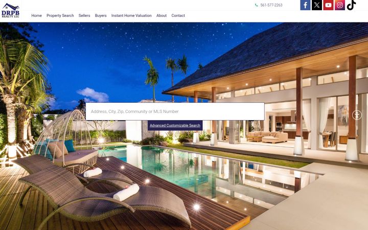 Screenshot of drpbrealty.com