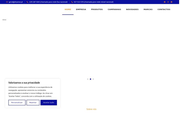 Kuvakaappaus sivustosta drpeixe.pt