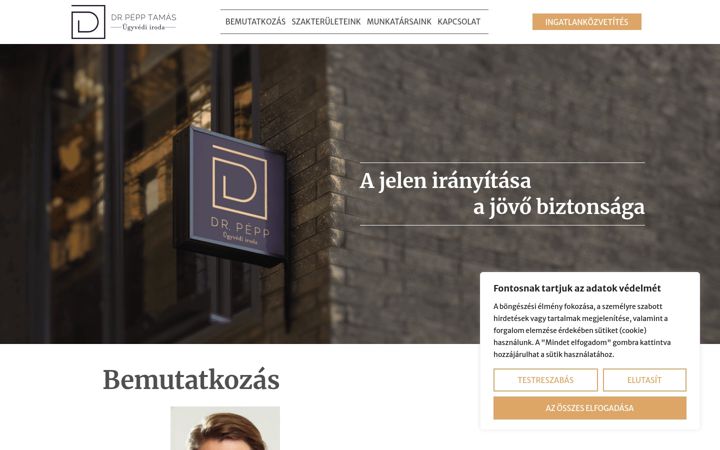 Екранна снимка на drpepp.hu