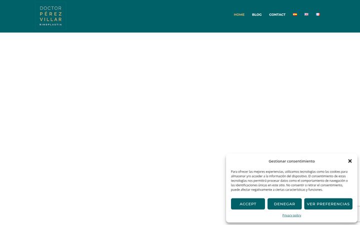 Screenshot of drperezvillar.com