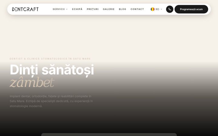 Screenshot of drpetric.ro