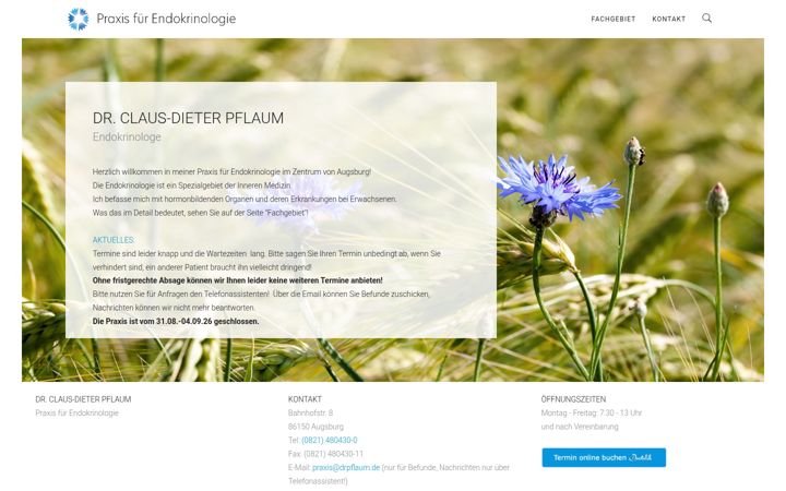 Snimka zaslona za drpflaum.de