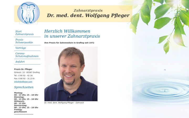 Snimka zaslona za drpfleger.de