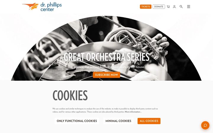 Screenshot of drphillipscenter.org