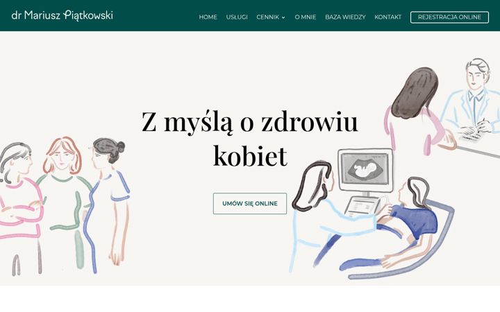 Captura de pantalla de drpiatkowski.pl