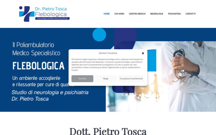 Screenshot di drpietrotosca.it
