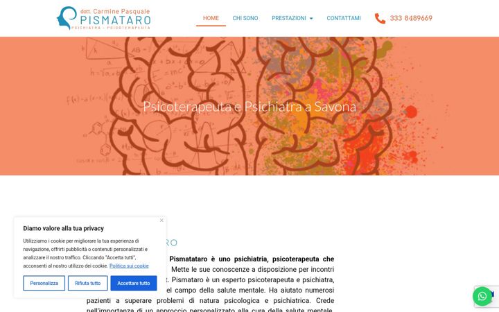 Screenshot di drpismataro.it