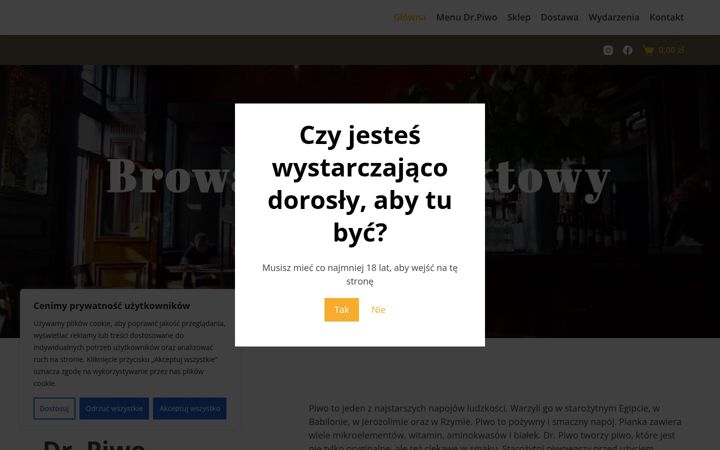 Captura de pantalla de drpiwo.pl