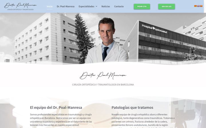 Екранна снимка на drpoalmanresa.com