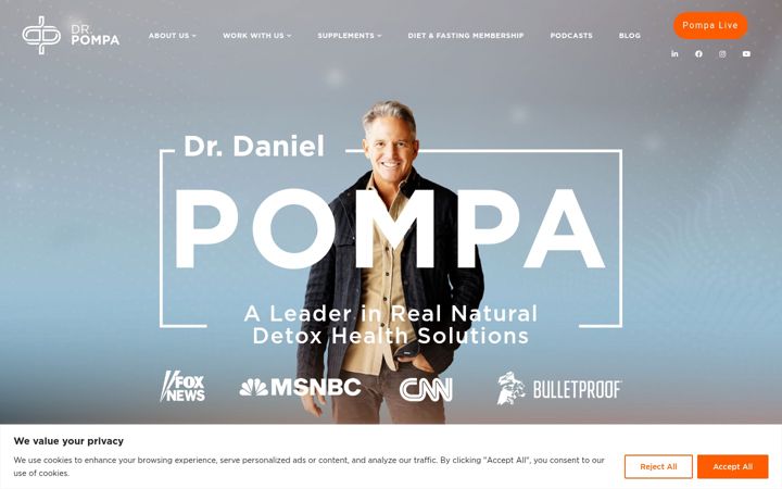 Screenshot of drpompa.com