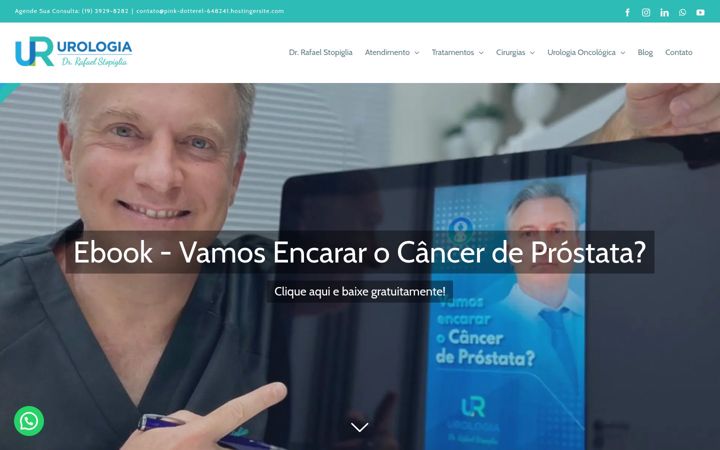 Skjermbilde av drrafaelstopiglia.com.br
