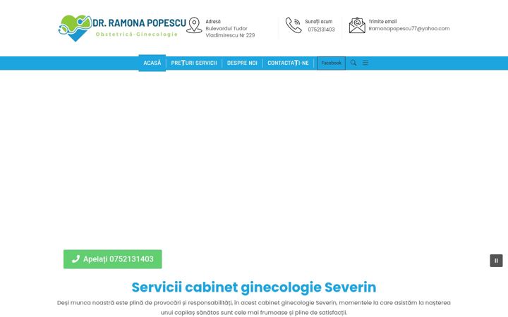 Skærmbillede af drramonapopescu.ro