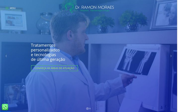 Ekrānuzņēmums no drramonmoraes.com.br
