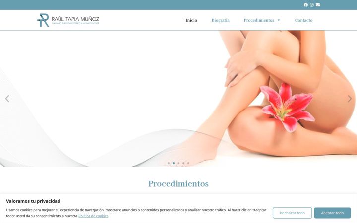 Screenshot of drraultapia.com