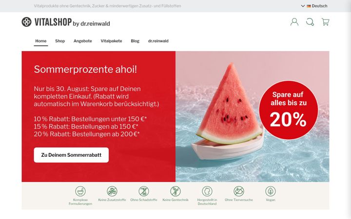 Screenshot of drreinwald.com