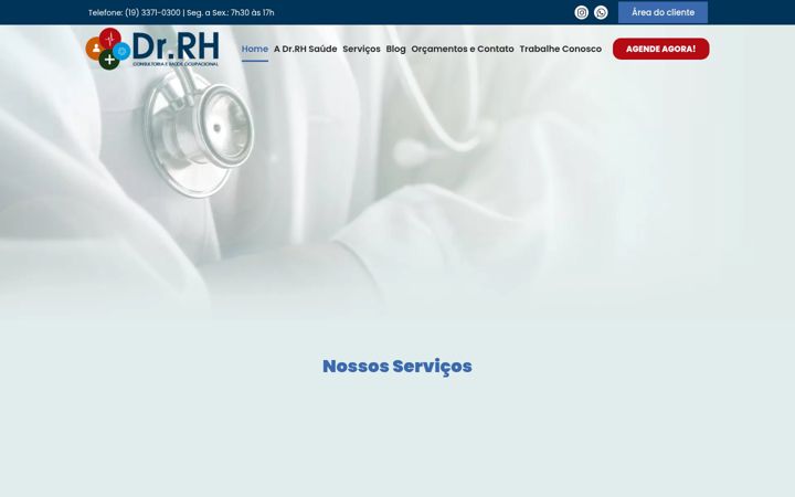 Ekrānuzņēmums no drrhsaude.com.br