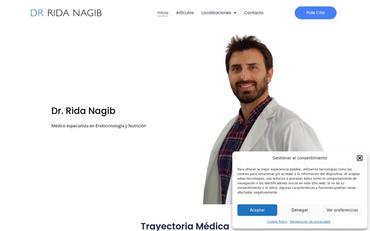 Screenshot von drridaendocrino.es